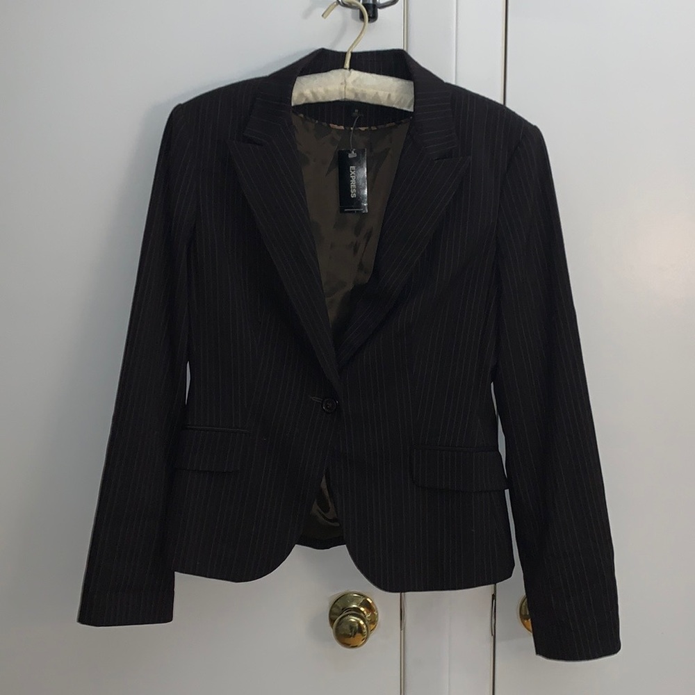 Brown blazer